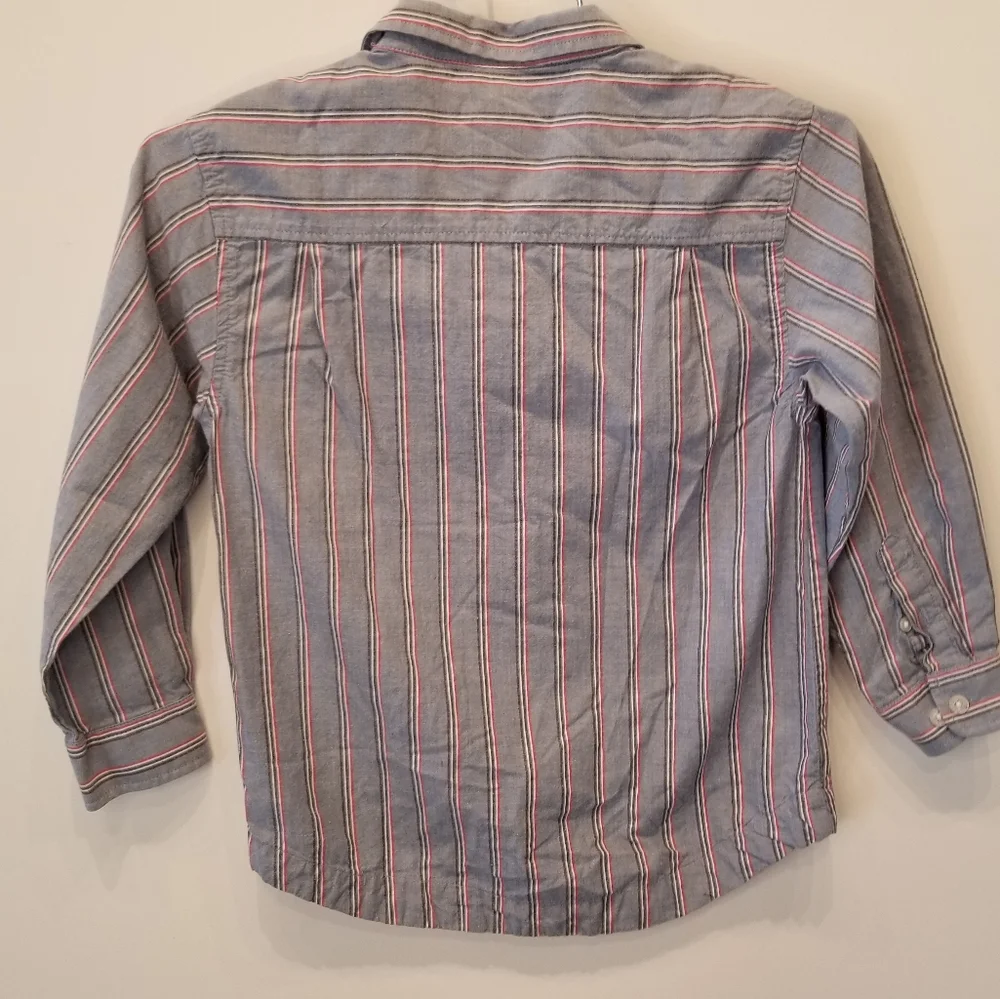 Faded‎ Glory Boys Dress Shirt Button S / 6